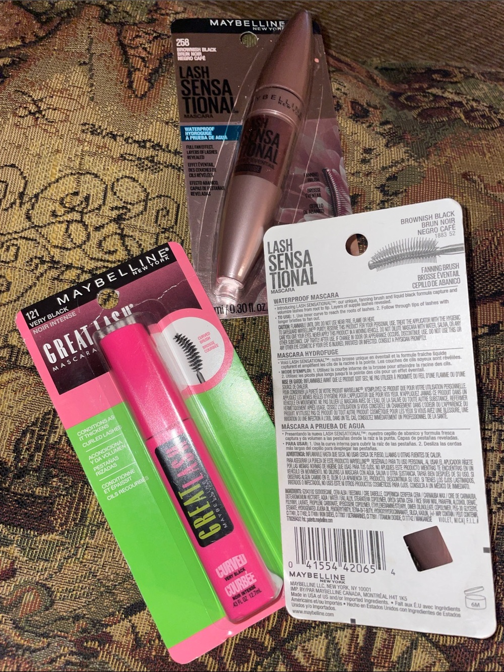 Maybelline Mascara trio - Lash Sensational & Great Lash